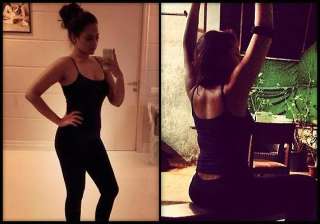sonakshi gets fitter with regular workout see... sonakshi gets fitter with regular workout see...
