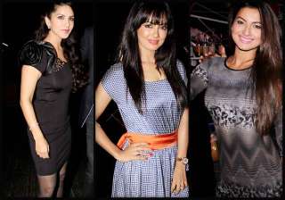 sunny gauahar sana in their startling avatars at... sunny gauahar sana in their startling avatars at...