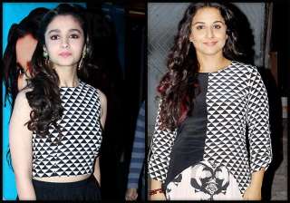 vidya balan vs alia bhatt divas caught sporting... vidya balan vs alia bhatt divas caught sporting...