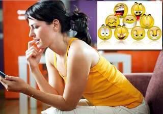 women use emoticons in text messages to express... women use emoticons in text messages to express...