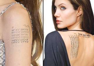 angelina jolie s kids drawn to her tattoos -... angelina jolie s kids drawn to her tattoos -...