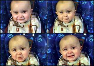 cute little baby goes emotional while listening... cute little baby goes emotional while listening...