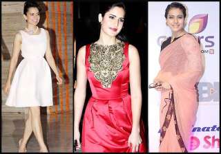 katrina kajol kangana at their fashion best says... katrina kajol kangana at their fashion best says...