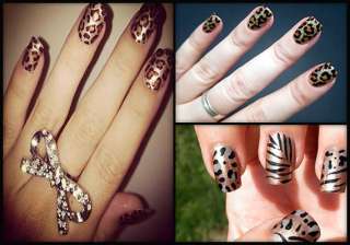 get a roary look with chic leopard print nails... get a roary look with chic leopard print nails...