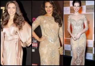deepika sonakshi kalki love for nude colour see... deepika sonakshi kalki love for nude colour see...