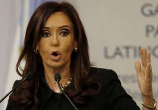 argentine president kirchner undergoes thyroid... argentine president kirchner undergoes thyroid...