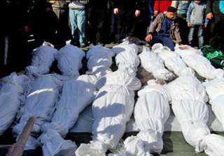 at least 105 killed in syria as deadline looms -... at least 105 killed in syria as deadline looms -...