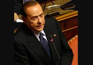 berlusconi defeated decides to back italy... berlusconi defeated decides to back italy...