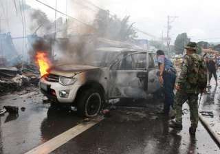 car bombing kills eight in philippines - India TV car bombing kills eight in philippines - India TV