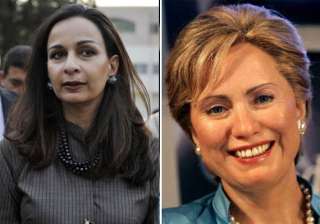 clinton welcomes sherry rahman as pak ambassador... clinton welcomes sherry rahman as pak ambassador...