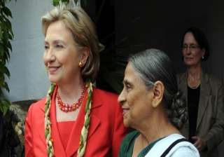clinton identifies ela bhatt as one of her... clinton identifies ela bhatt as one of her...
