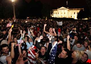 crowds react to news of osama bin laden s death -... crowds react to news of osama bin laden s death -...