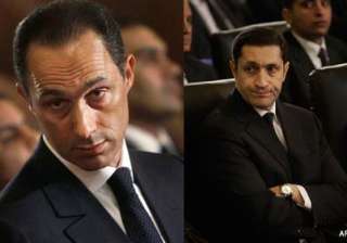 egypt hosni mubarak sons detained for... egypt hosni mubarak sons detained for...