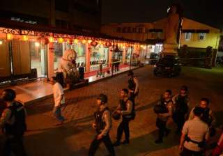 explosive goes off at buddhist temple in... explosive goes off at buddhist temple in...