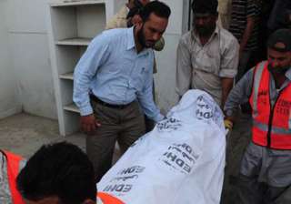 suicide bomber strikes in karachi kills four -... suicide bomber strikes in karachi kills four -...