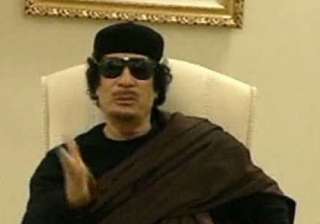 gaddafi taunts nato from his hiding place - India... gaddafi taunts nato from his hiding place - India...