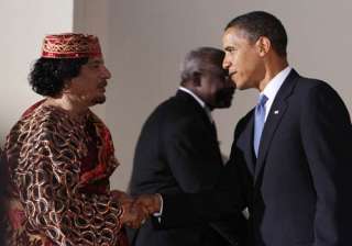 gaddafi writes letter to obama asks to end air... gaddafi writes letter to obama asks to end air...