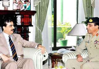 gen kayani asks gilani to arrange joint session... gen kayani asks gilani to arrange joint session...