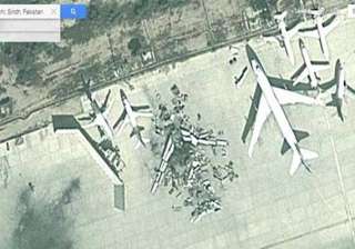 google maps satellite images show a plane blown... google maps satellite images show a plane blown...