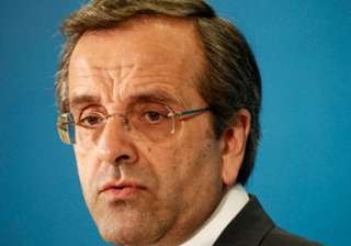 greek conservative head sworn in as pm - India TV greek conservative head sworn in as pm - India TV