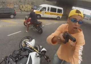 live video helmet camera captures how a man in... live video helmet camera captures how a man in...