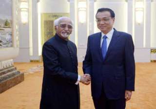 india china have to narrow down differences hamid... india china have to narrow down differences hamid...