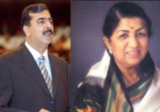 pak pm gilani invites lata to visit pakistan as... pak pm gilani invites lata to visit pakistan as...