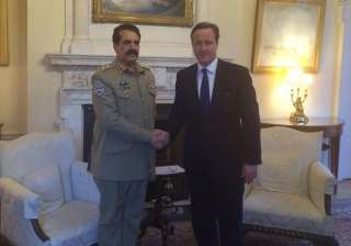 pakistan army chief british pm discuss regional... pakistan army chief british pm discuss regional...
