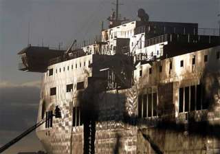 firefighters find black box on still burning... firefighters find black box on still burning...