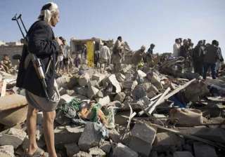 airstrikes in yemen leave 120 000 people... airstrikes in yemen leave 120 000 people...