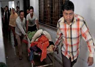 seven injured in guard s accidental firing in... seven injured in guard s accidental firing in...