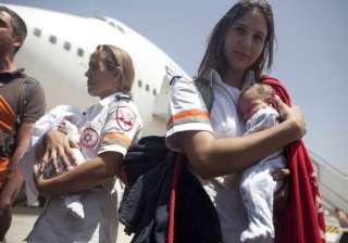 israel evacuates its surrogate babies from nepal... israel evacuates its surrogate babies from nepal...