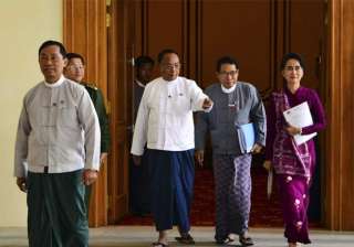 myanmar high level meeting political talks... myanmar high level meeting political talks...
