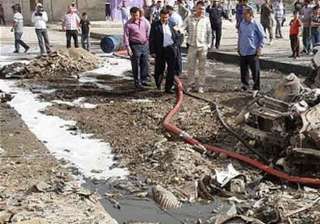 8 killed in suicide bomb attack in iraq - India TV 8 killed in suicide bomb attack in iraq - India TV
