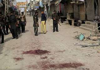 five people killed in pakistan blast - India TV five people killed in pakistan blast - India TV