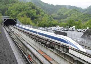 japan s maglev train breaks own speed record at... japan s maglev train breaks own speed record at...