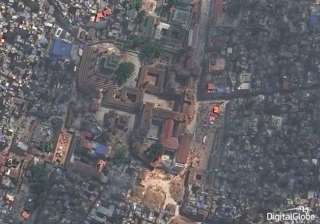 satellite photos of nepal before and after the... satellite photos of nepal before and after the...