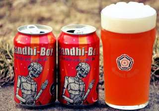 gandhi s image on beer cans us company draws ire... gandhi s image on beer cans us company draws ire...