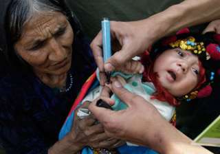 first ever polio injection drive launched in... first ever polio injection drive launched in...