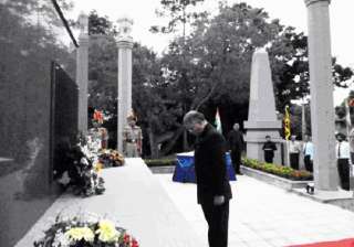 krishna pays tributes to ipkf soldiers at lanka... krishna pays tributes to ipkf soldiers at lanka...