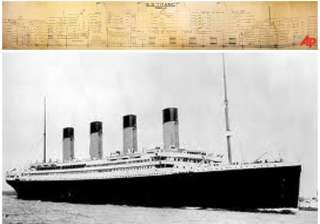 large scale plan of titanic sells for 363 000 -... large scale plan of titanic sells for 363 000 -...