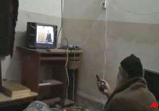 locals claim laden watching tv in pic is the... locals claim laden watching tv in pic is the...