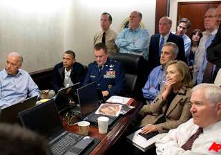 obama watched soundless video feed of abbottabad... obama watched soundless video feed of abbottabad...