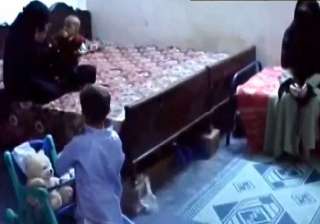 osama bin laden s widows children shown in video... osama bin laden s widows children shown in video...