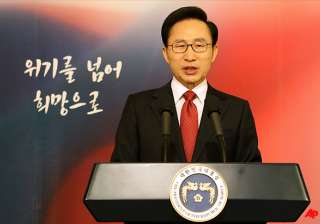 skorea president warns nkorea against... skorea president warns nkorea against...