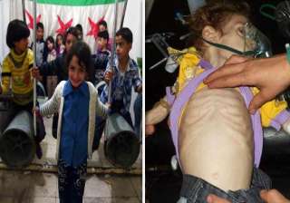 syria unrest children are forced to play with... syria unrest children are forced to play with...
