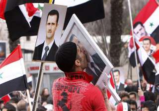 syria s assad makes rare appearance at rally -... syria s assad makes rare appearance at rally -...