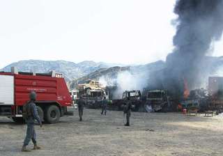 taliban attack us base near pakistan border -... taliban attack us base near pakistan border -...
