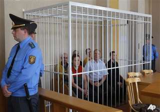 two ex presidential candidates jailed in belarus... two ex presidential candidates jailed in belarus...