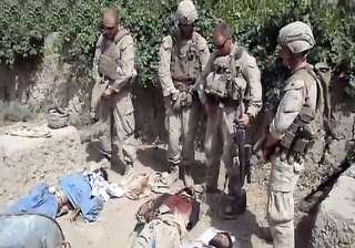 us marines guilty of urinating on taliban corpses... us marines guilty of urinating on taliban corpses...